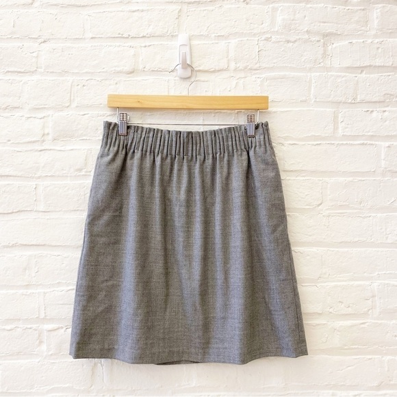 J. Crew Dresses & Skirts - ⭐️ 2 for $25 • J. Crew || Wool Blend Sidewalk Skirt Gray 8